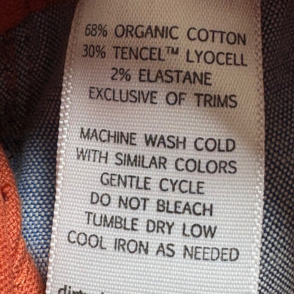 Toad&Co Earthworks 5 Pocket Skinny Pants Auburn Rust Orange Size 4 NWT - Picture 5 of 10